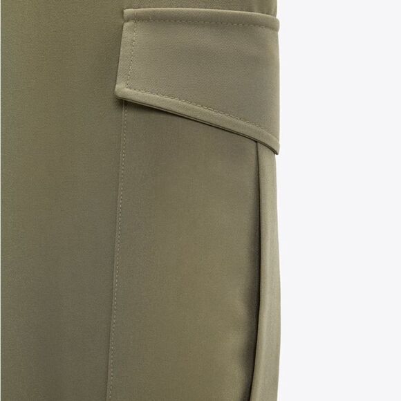 STRAIGHT LEG CARGO PANTS - Picture 3 of 10